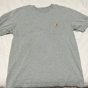 Grey carhart work shirt